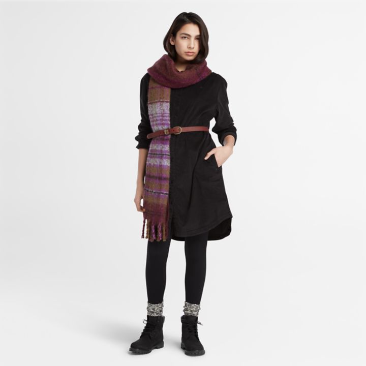 Needle Corduroy Dress for Women in Black