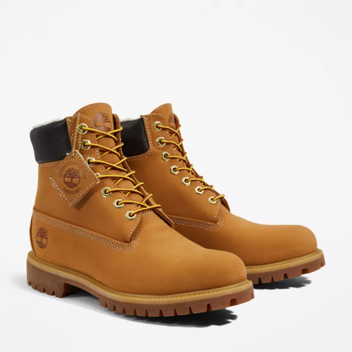 Timberland Premium 6 Inch Waterproof Winter Boot for Men in Yellow
