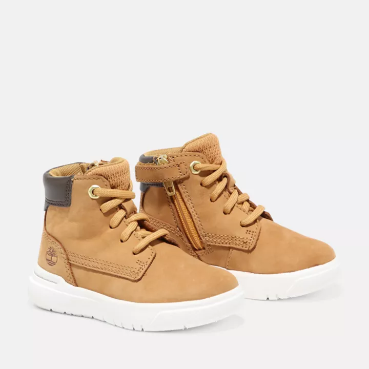 Seneca Bay 6 Inch Side-Zip Boot for Toddler in Yellow