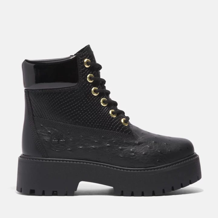Stone Street Timberland Premium Platform Boot for Women in Black