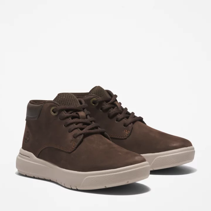 Seneca Bay Chukka Boot for Youth in Dark Brown