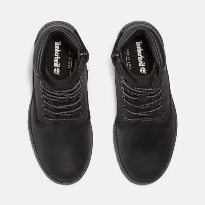 Courma Kid 6 Inch Side-zip Boot for Junior in Black