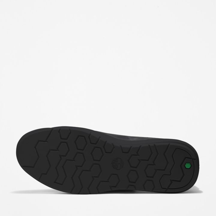 Seneca Bay Leather Trainer for Men in Black