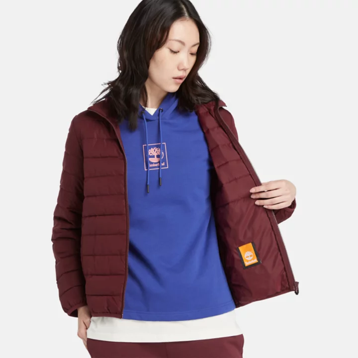 Axis Peak Jacket for Women in Burgundy