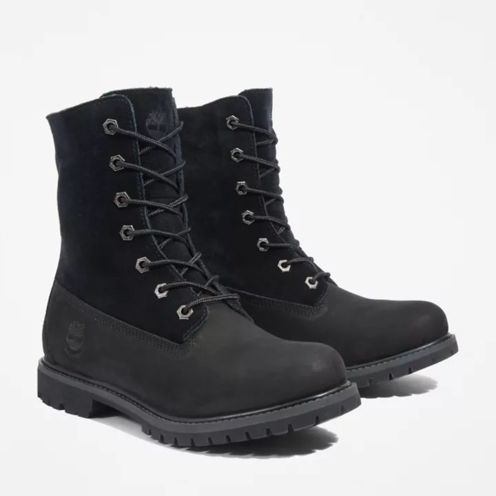 Timberland Authentics Waterproof Roll-Top Boot for Women in Black