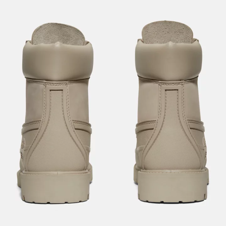 Timberland Heritage 6 Inch Rubber Toe Boot for Men in Beige