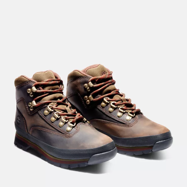 Euro Hiker Boot for Women in Dark Brown