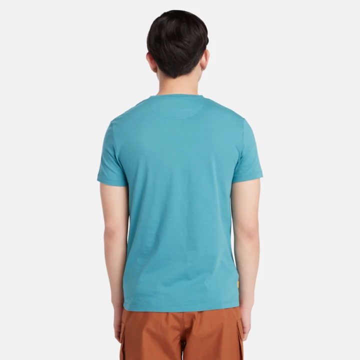 Dunstan River Crewneck T-Shirt for Men in Blue