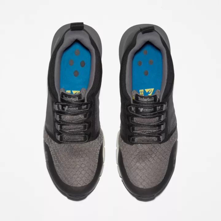 Radius Alloy-Toe Work Shoe for Men in Grey