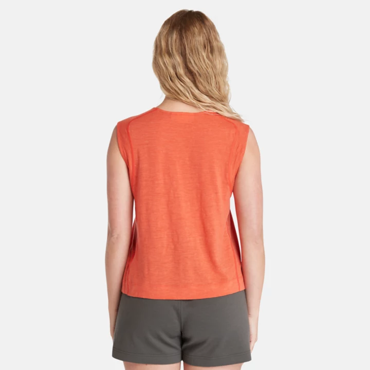 Timberland  x Icebreaker Merino Sleeveless Top for Women in Orange