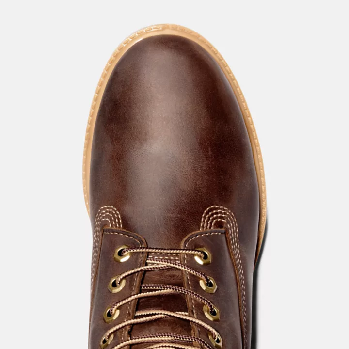 Timberland Premium 6 Inch Waterproof Heritage  Boot for Men in Dark Brown