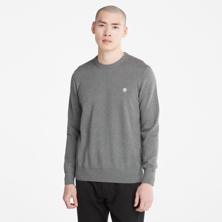 Williams River Crewneck Jumper for Men in Dark Grey