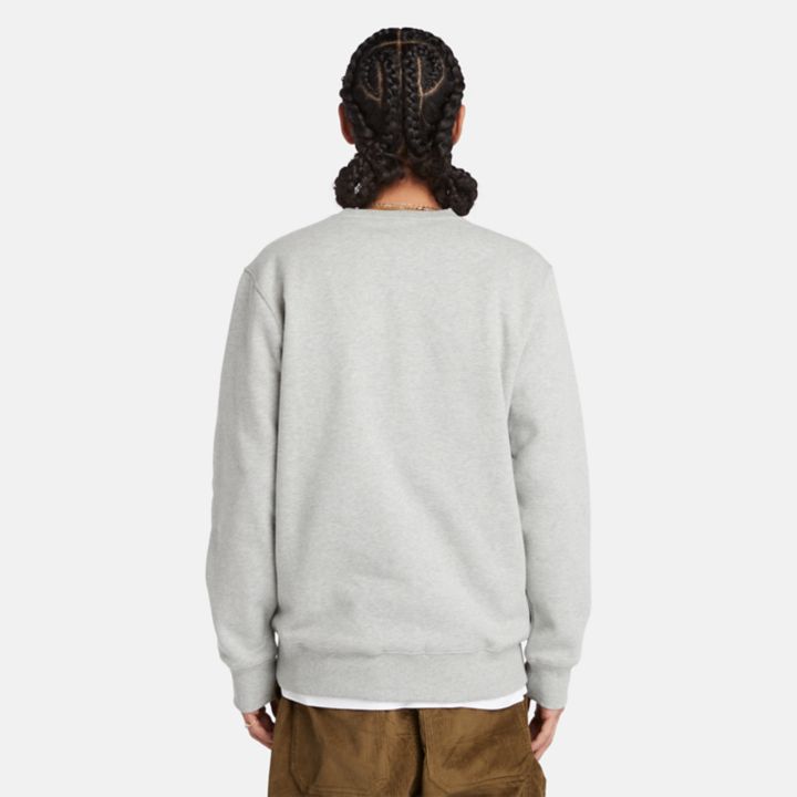 Elevated Brand Carrier Crew Sweatshirt for Men in Grey