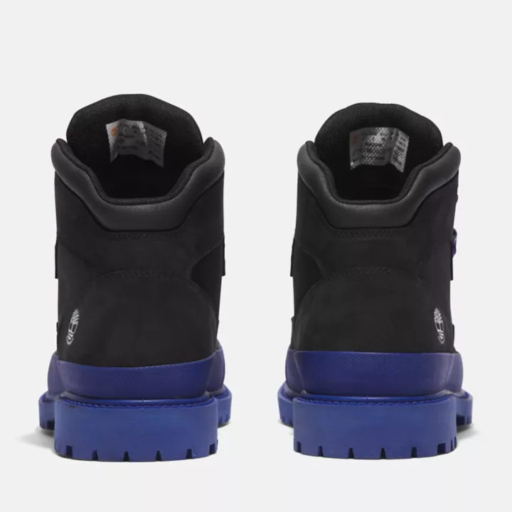 Timberland Heritage Waterproof Rubber-Toe Hiking Boot for Women in Black/Blue