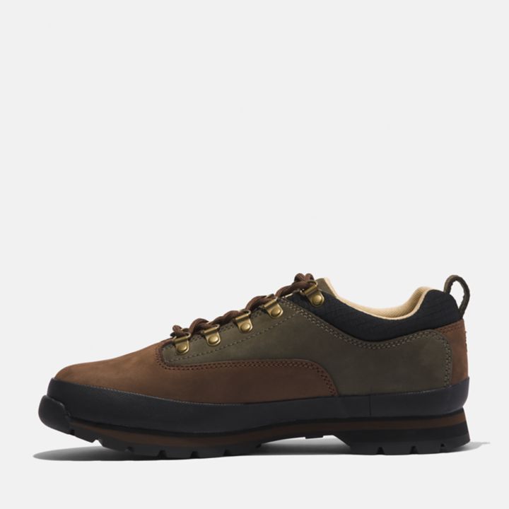 Euro Hiker Shoe for Men in Dark Green
