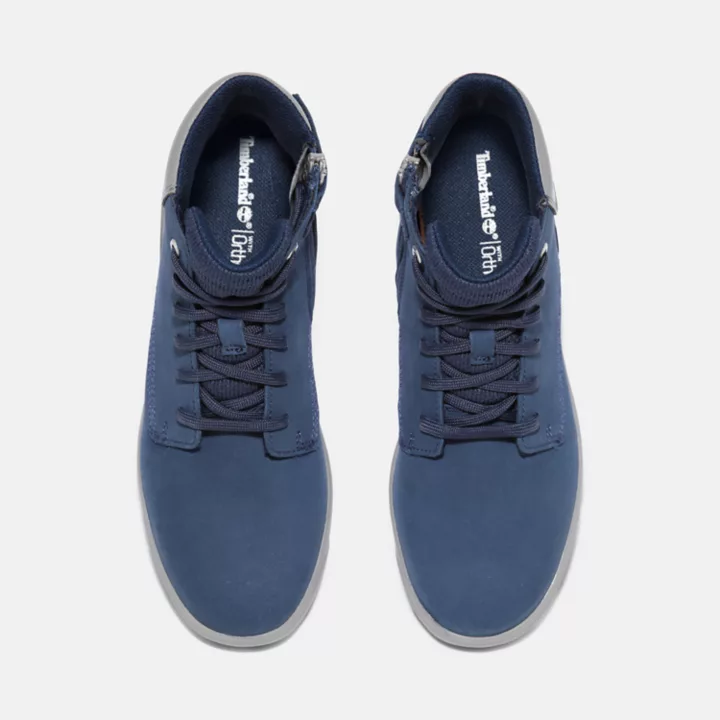 Seneca Bay 6 Inch Side-zip Boot for Junior in Navy