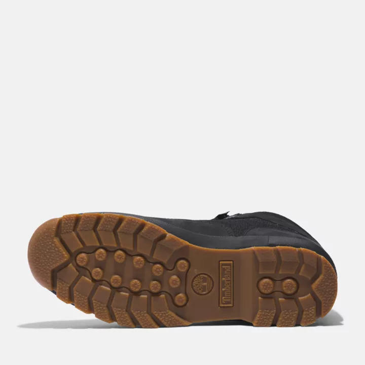 Euro Hiker Boot for Men in Monochrome Black