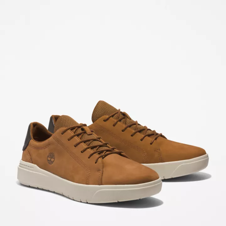 Seneca Bay Leather Trainer for Men in Light Brown