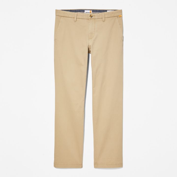 Squam Lake Stretch Chinos for Men in Beige