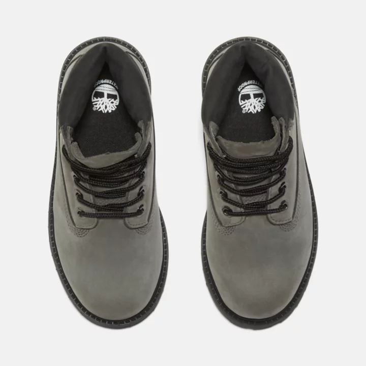 Premium 6 Inch Waterproof Boot for Toddler in Grey