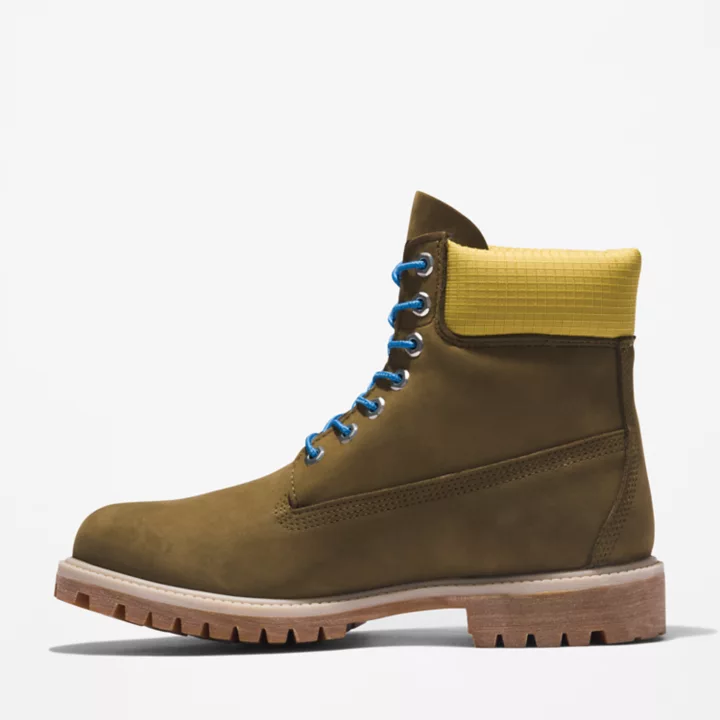 Bottine 6-inch Timberland Premium pour homme en vert/bleu