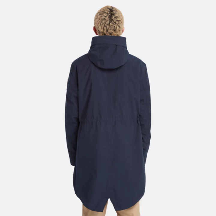 Snowdown Peak Water-Resistant 3-in-1 Fishtail Parka for Men in Navy