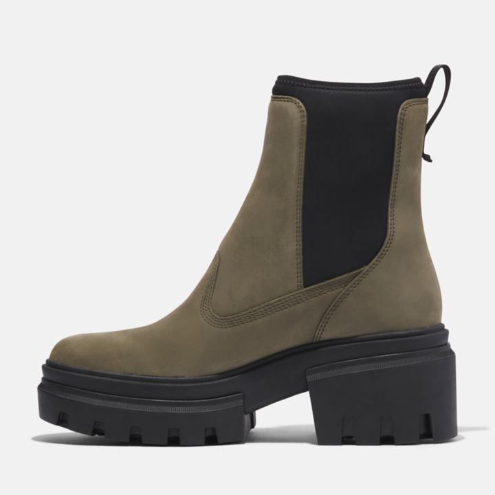 Everleigh Chelsea Boot for Women in Dark Green