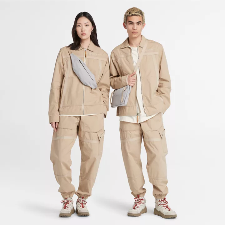 All Gender Earthkeepers by Raeburn Overshirt in Beige