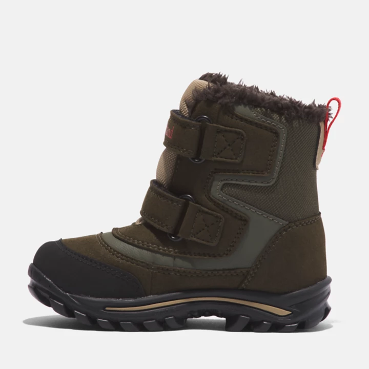Chillberg Waterproof Winter Boot for Toddler in Dark Green