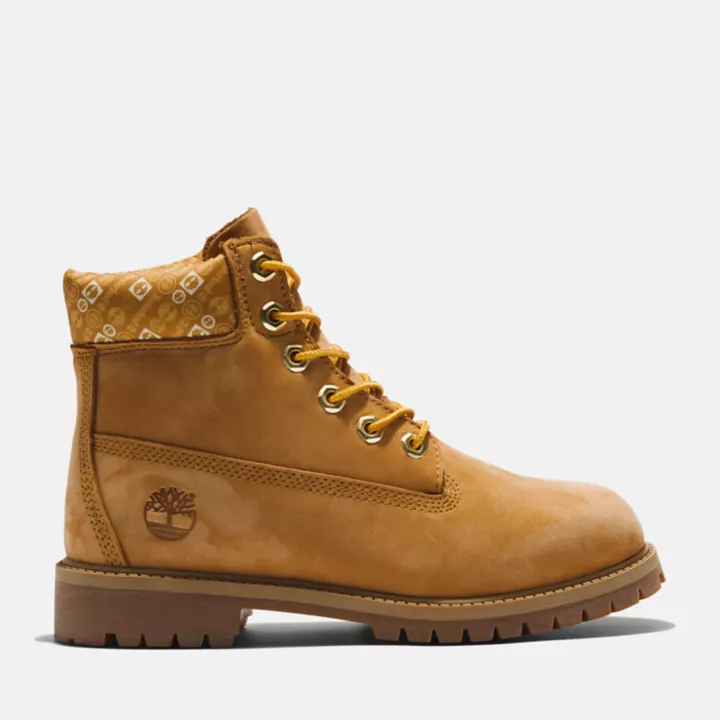 Timberland Premium 6 Inch Boot for Junior in Yellow