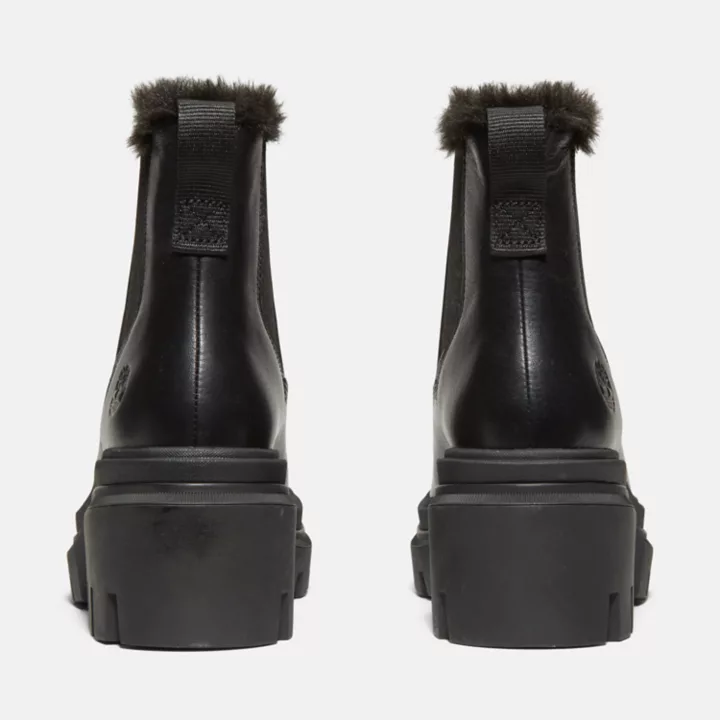 Everleigh Warm Lined Chelsea Boot for Women in Black