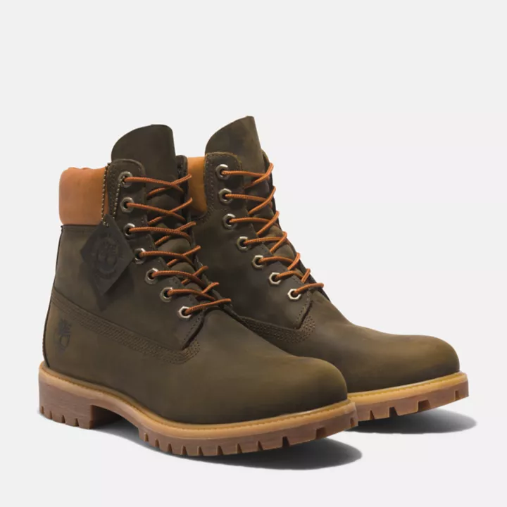 Timberland Premium 6 Inch Boot for Men in Dark Green