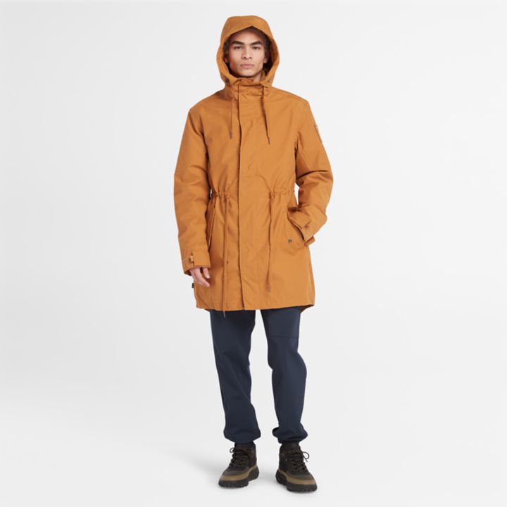 Snowdown Peak Water-Resistant 3-in-1 Fishtail Parka for Men in Yellow