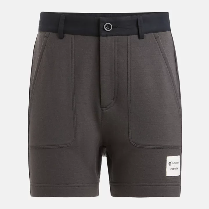 Timberland x Icebreaker Merino Terry Chino Shorts for Women in Dark Grey