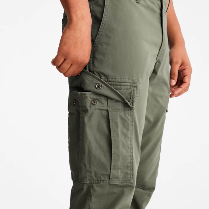 Core Cargo Trousers for Men in Green