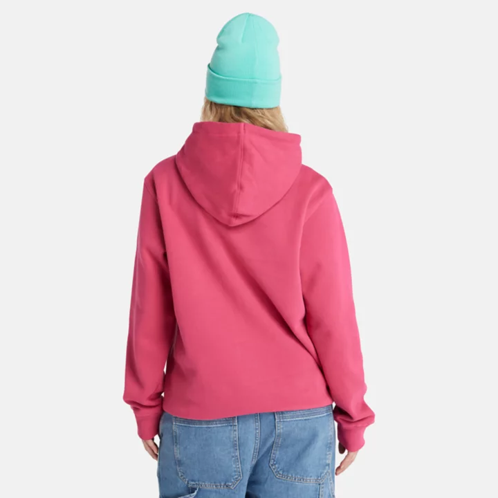 Timberland 50th Anniversary Hoodie Sweatshirt in Dark Pink