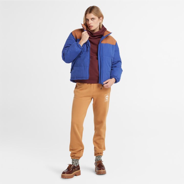 Embroidered Tree Hoodie for Women in Burgundy