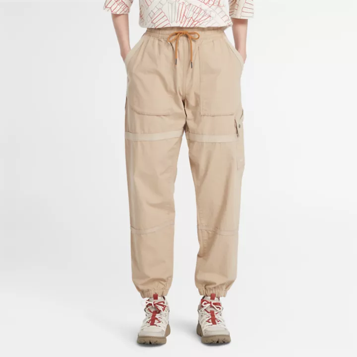 All Gender Earthkeepers by Raeburn Cargo Trousers in Beige