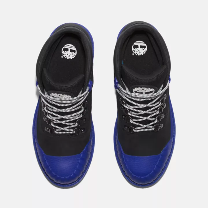 Timberland Heritage Waterproof Rubber-Toe Hiking Boot for Women in Black/Blue