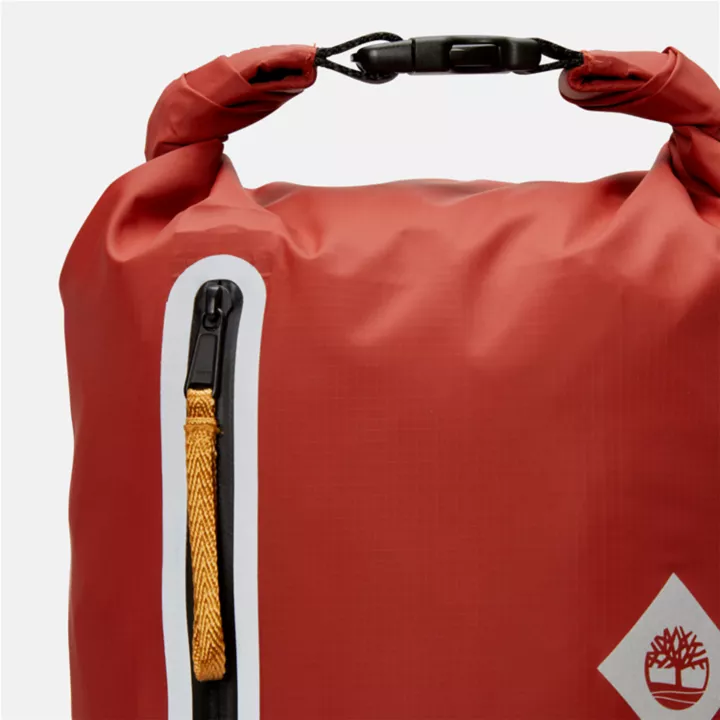 All Gender Lightweight Travel Backpack in Dark Red