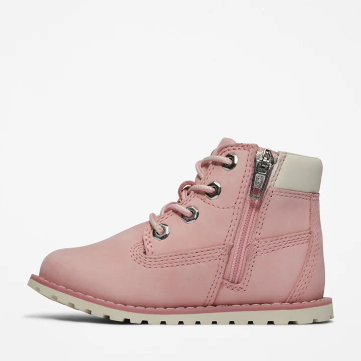 Pokey Pine 6 Inch Boot for Toddler in Light Pink
