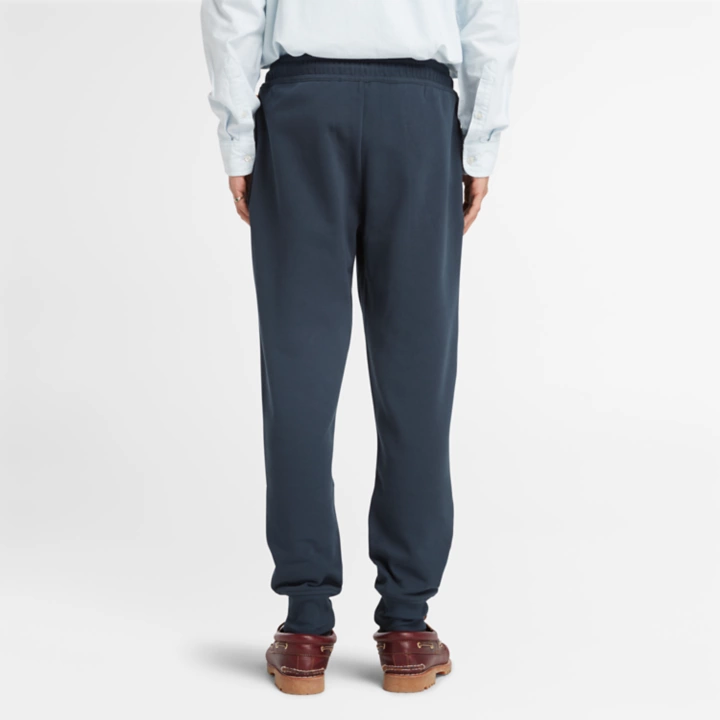 Logo Tracksuit Bottoms for Men in Navy