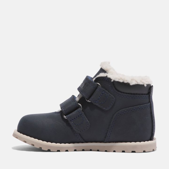 Pokey Pine Hook & Loop Boot for Toddler in Navy