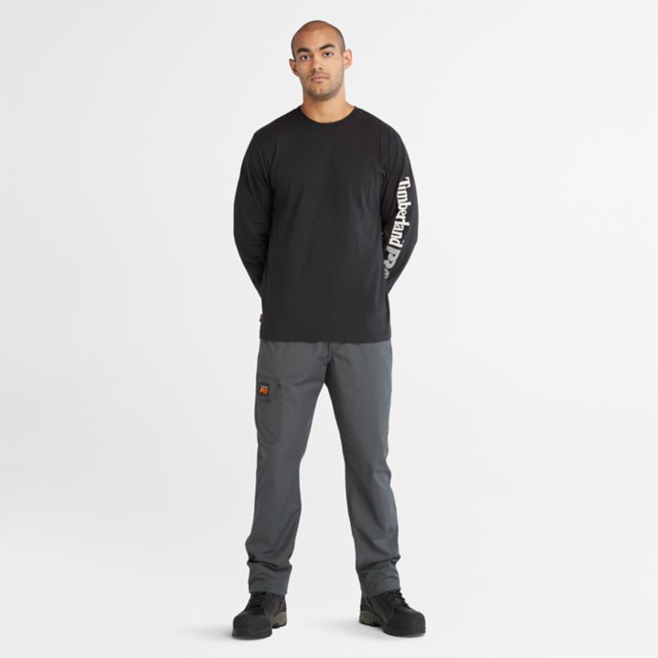 Timberland PRO Core Logo LS T-Shirt for Men in Black