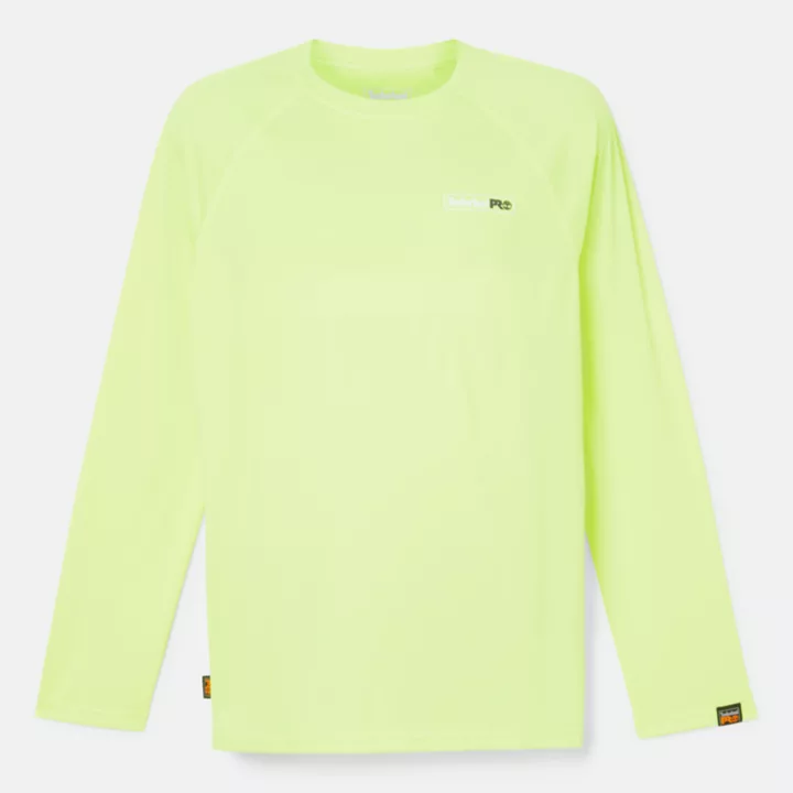 Timberland PRO Wicking Good Sport LS T-Shirt for Men in Yellow