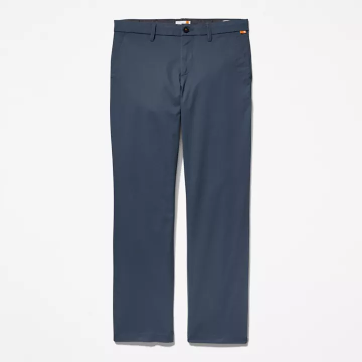 Squam Lake Stretch Chinos for Men in Blue or Navy