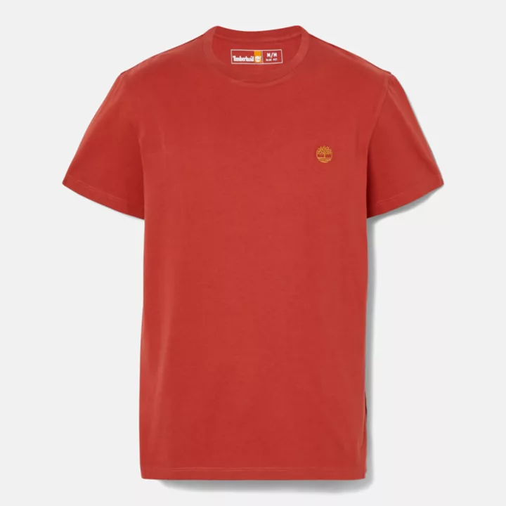 Dunstan River Crewneck T-Shirt for Men in Red