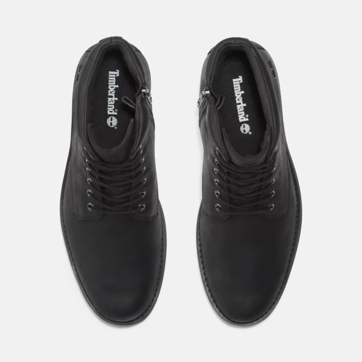 Alden Brook Side-Zip Boot for Men in Black