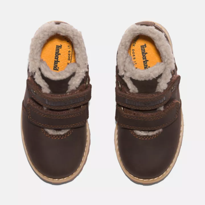 Pokey Pine Hook & Loop Boot for Toddler in Dark Brown