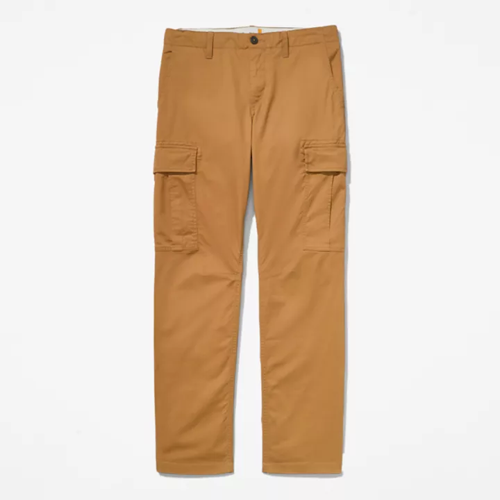 Core Cargo Trousers for Men in Dark Yellow